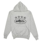 Corteiz 4Starz Alcatraz Hoodie Grey