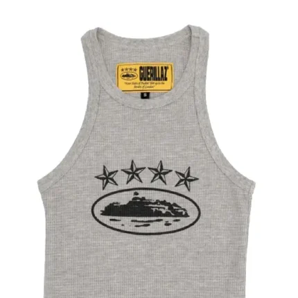 Corteiz 4Starz Alcatraz Women's Tank Top Grey