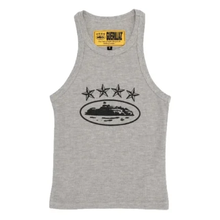 Corteiz 4Starz Alcatraz Women's Tank Top Grey