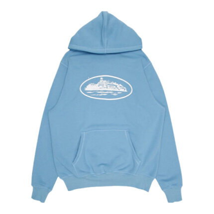 Corteiz Alcatraz Hoodie Blue