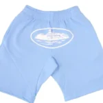 Corteiz Alcatraz Shorts Baby Blue