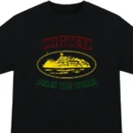 Corteiz Alcatraz T Shirt Black