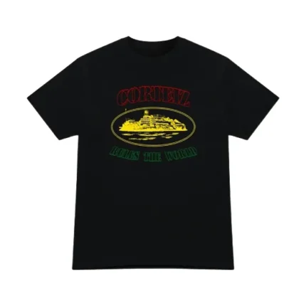 Corteiz Alcatraz T Shirt Black