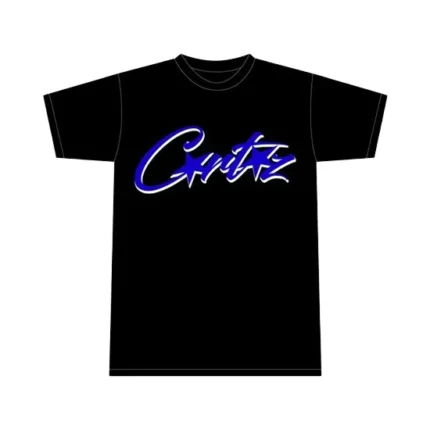 Corteiz Allstarz T Shirt Black Blue