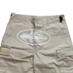 Corteiz Cargo Guerillaz 21′ Shorts Beige