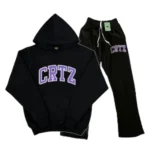 Corteiz Dropout Tracksuit Black Purple (3)