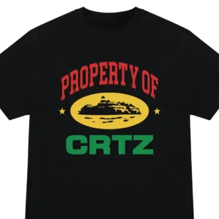 Corteiz Property Of Crtz Carni T Shirt Black