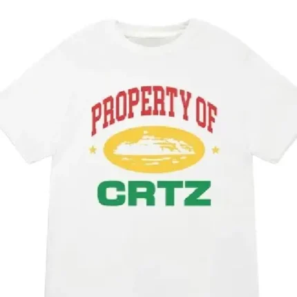 Corteiz Property Of Crtz Carni T Shirt White