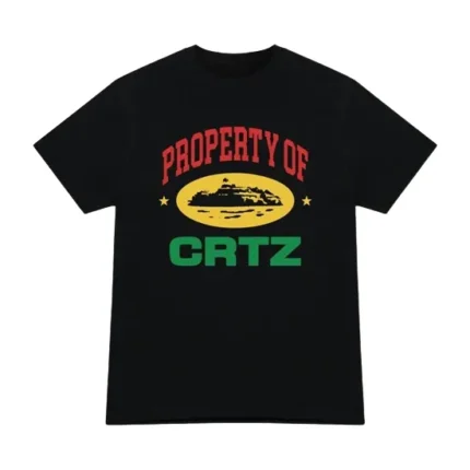 Corteiz Property Of Crtz Carni T shirt Black