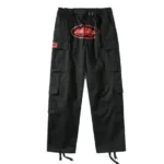 Corteiz Purp Guerillaz Cargos Black Red