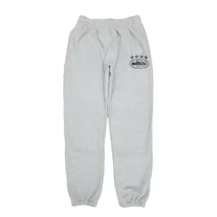 Corteiz 4Starz Alcatraz Sweatpants Gray (2)