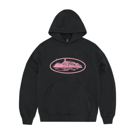 Corteiz Alcatraz V2 Hoodie Black Pink (2)