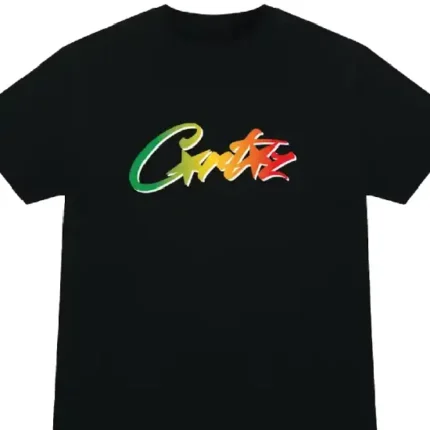 Corteiz Allstarz Gradient Carni T Shirt Black