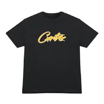 Corteiz Allstarz T Shirt Black Yellow (2)