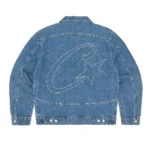 Corteiz C Star Denim Trucker Jacket Blue (2)