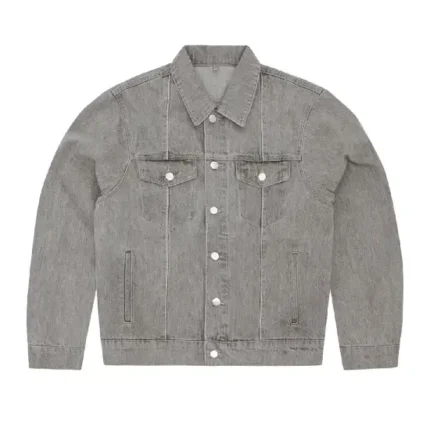 Corteiz C Star Denim Trucker Jacket Grey (1)