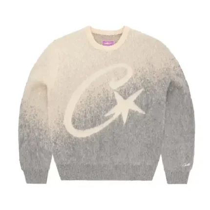 Corteiz C Star Gradient Mohair Knit Sweatshirt (2)