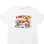 Corteiz Car Crash T Shirt White (1)