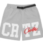 Corteiz Crtz Nylon Shorts Gray