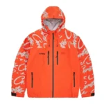 Corteiz Elitework Waterproof Shell Jacket Orange (2)