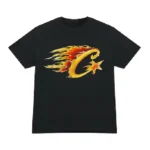 Corteiz Flame C Starz T Shirt Black (2)