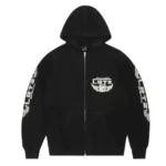 Corteiz Gasolina Double Zip Hoodie Black (2)