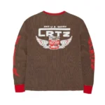 Corteiz Gasolina Waffle Sweatshirt Brown (2)