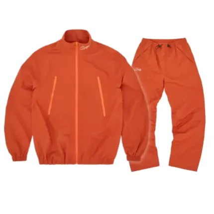 Corteiz Gutta Wasserdichter Tracksuit [Burnt Orange] (3)