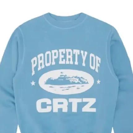 Corteiz P.O.C Sweatshirt Baby Blue (1)