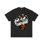 Corteiz Razor Alcatraz T Shirt New Blank Black