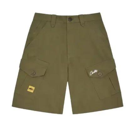 Corteiz Storm Cargo Shorts Khaki (2)