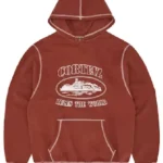 Corteiz Superior Hoodie Rust (1)