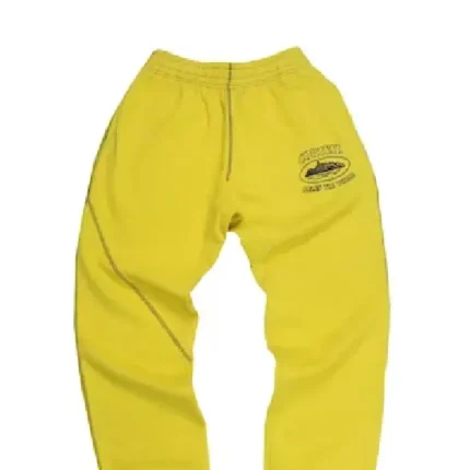 Corteiz Superior Sweatpants Yellow (1)