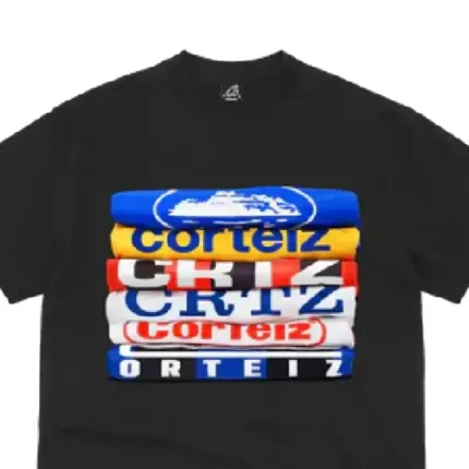 Corteiz T Shirt Stack Black