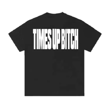 Corteiz Times Up T Shirt Black (2)