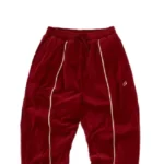 Corteiz VVS Uptown Sweatpants Burgundy (1)