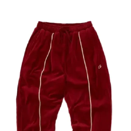 Corteiz VVS Uptown Sweatpants Burgundy (1)