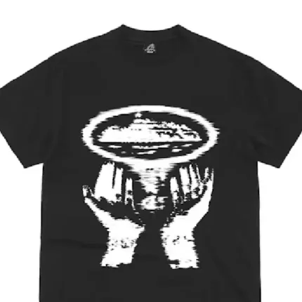 Corteiz Vortex Hands T Shirt Black (1)