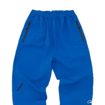 Corteiz Waterproof Shell Sweatpants Blue (1)