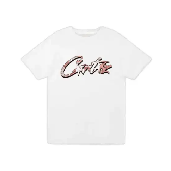 Corteiz Money On My Mind T Shirt White